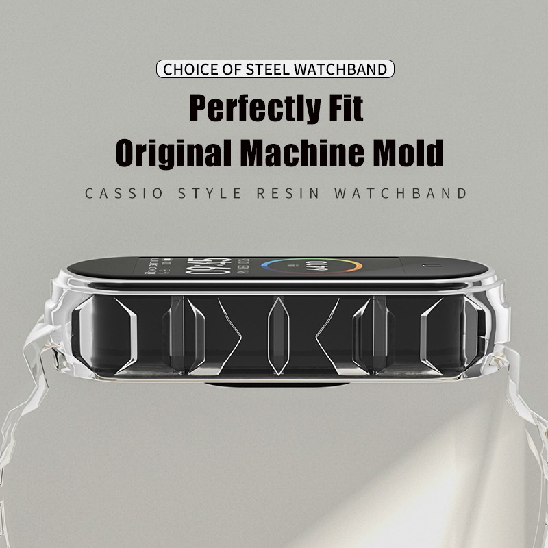 for Miband 7/6/5/4/3 Strap Transparency Silicone Strap for Xiaomi Mi Band 6/5/4/3 Transparent Soft TPU Replacement Wristband xiaomi band 5 xiaomi band 6