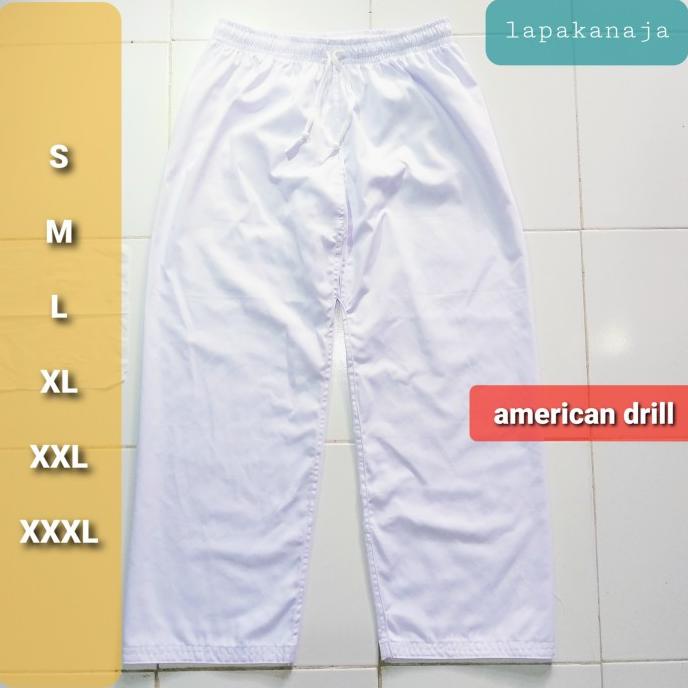 Celana Silat Pangsi Sirwal Komprang Putih