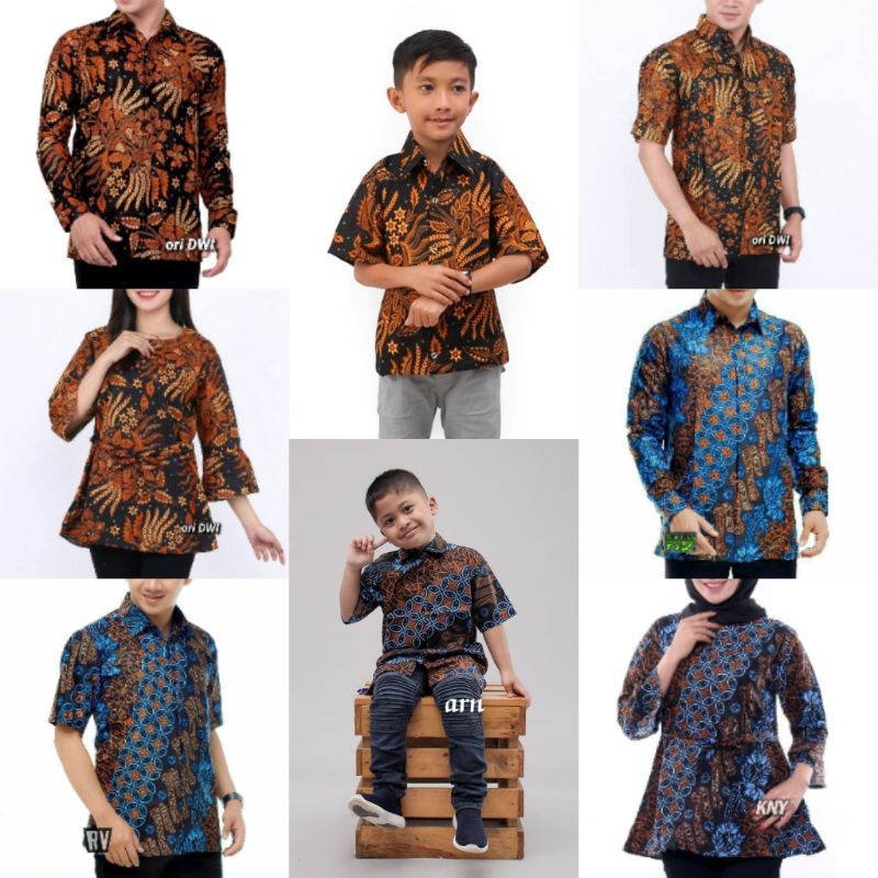 Maura Couple - Sania Ruffle Batik Couple Ori Ndoro Jowi DNT Garansi Termurah Shopee - Adelia Classic