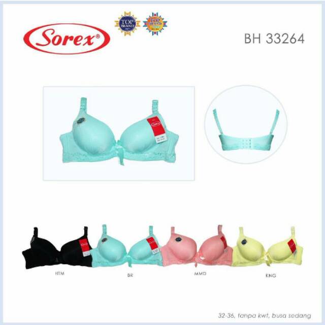 Bra sorex 33264 busa tebal