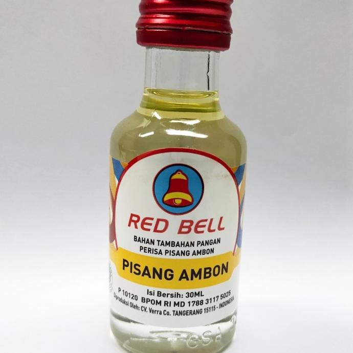 

Pisang Ambon Essence Red Bell 30 ml TERLARIS TERPERCAYA ORIGINAL