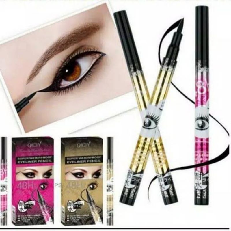 Eyeliner Qicy Waterproof Tahan Air 48H