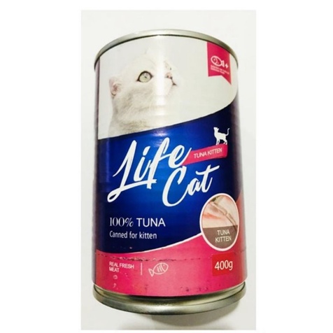 Makanan kucing kaleng LIFE CAT kaleng 400gr life cat wetfood 400gr