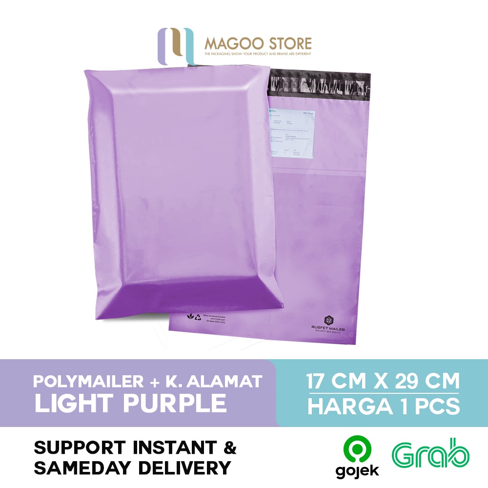 

Polymailer Amplop Packing Premium|Light Purple 17x25|Amplop Satuan
