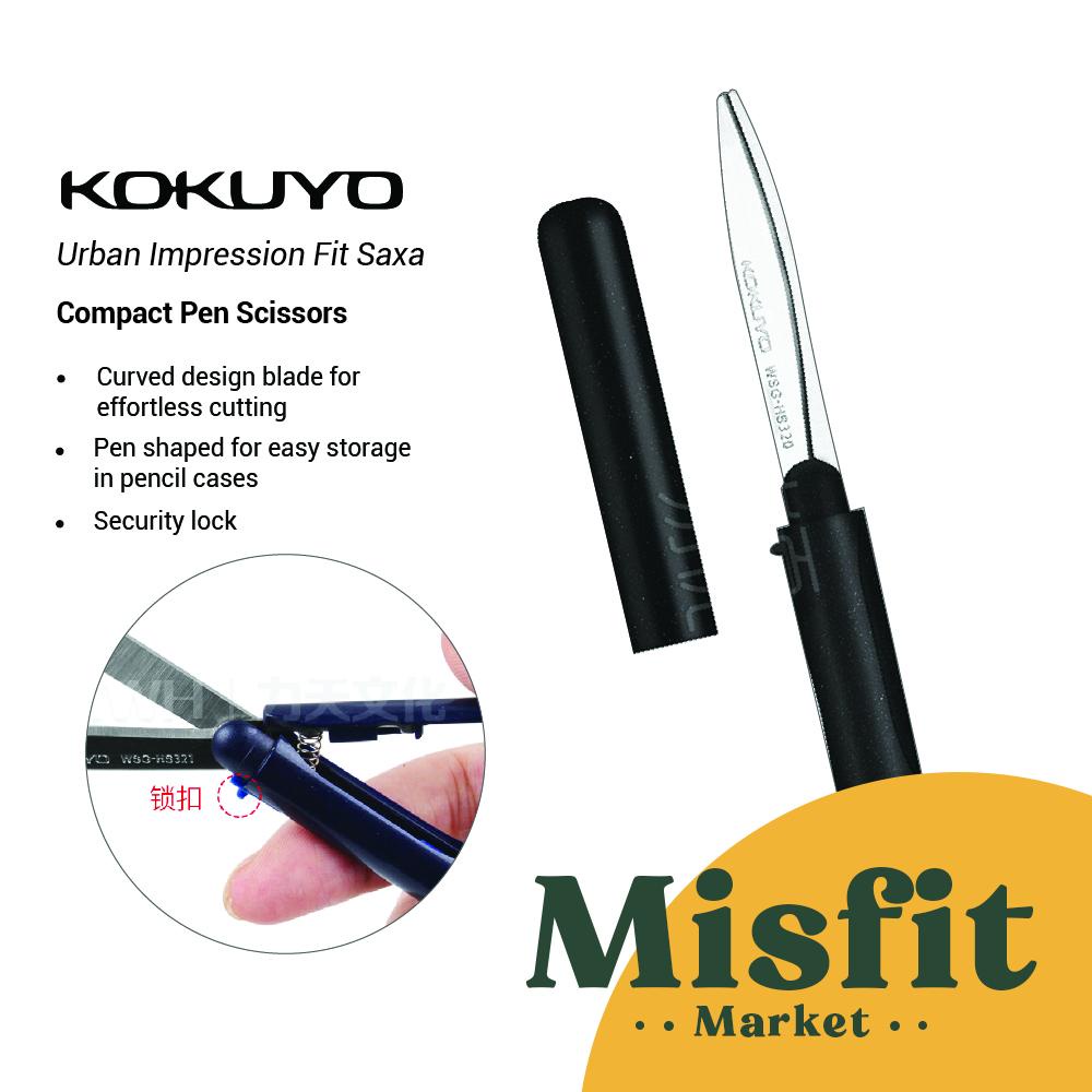 

Kokuyo Urban Impression Fit Saxa Compact Pen Scissors Gunting Lipat Mini