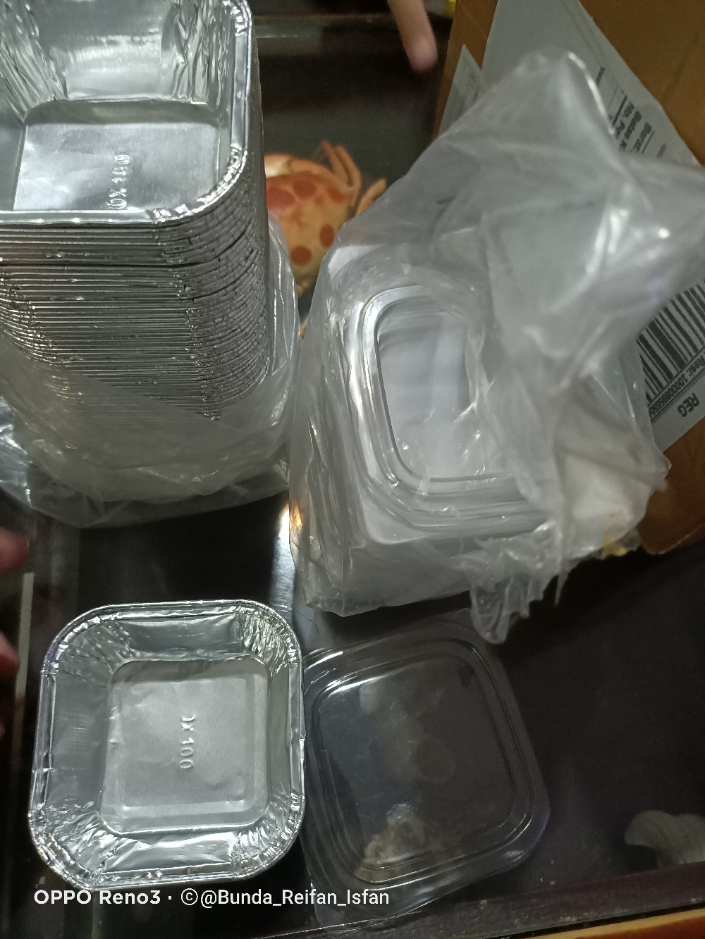 Alumunium Foil Cup Ox 100 + Tutup Mika