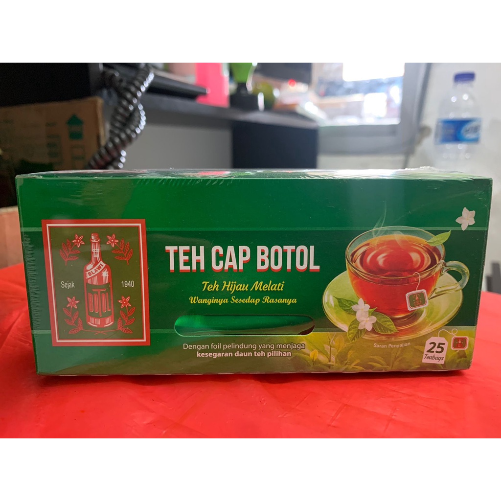 

Teh Cap Botol Teh Hijau Melati 50 G