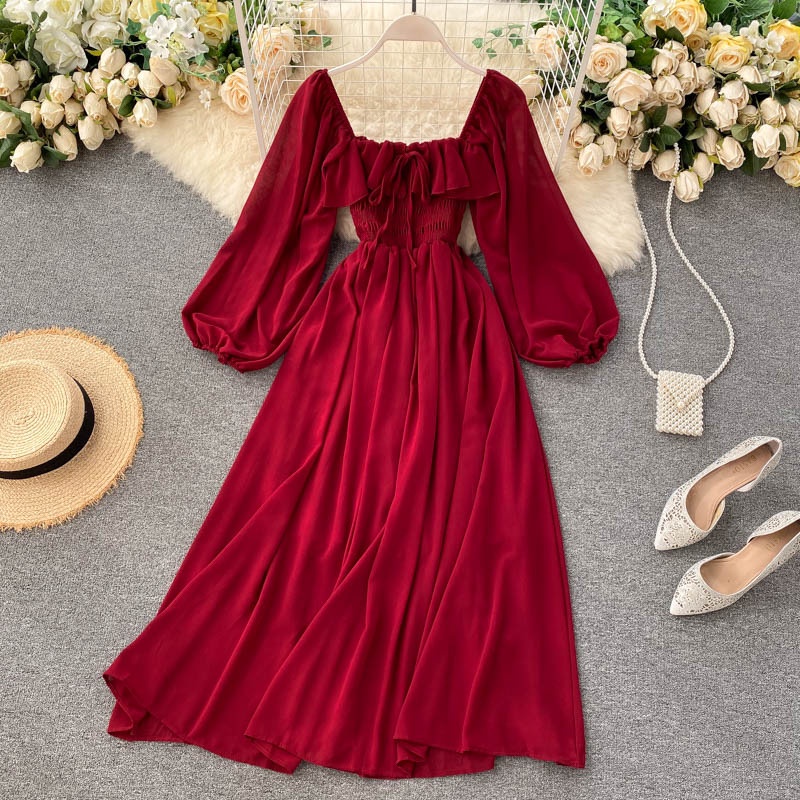 [COD] LB - Dress fashion import korea / Dress import polos / Dress pesta import / Dress polos / D097