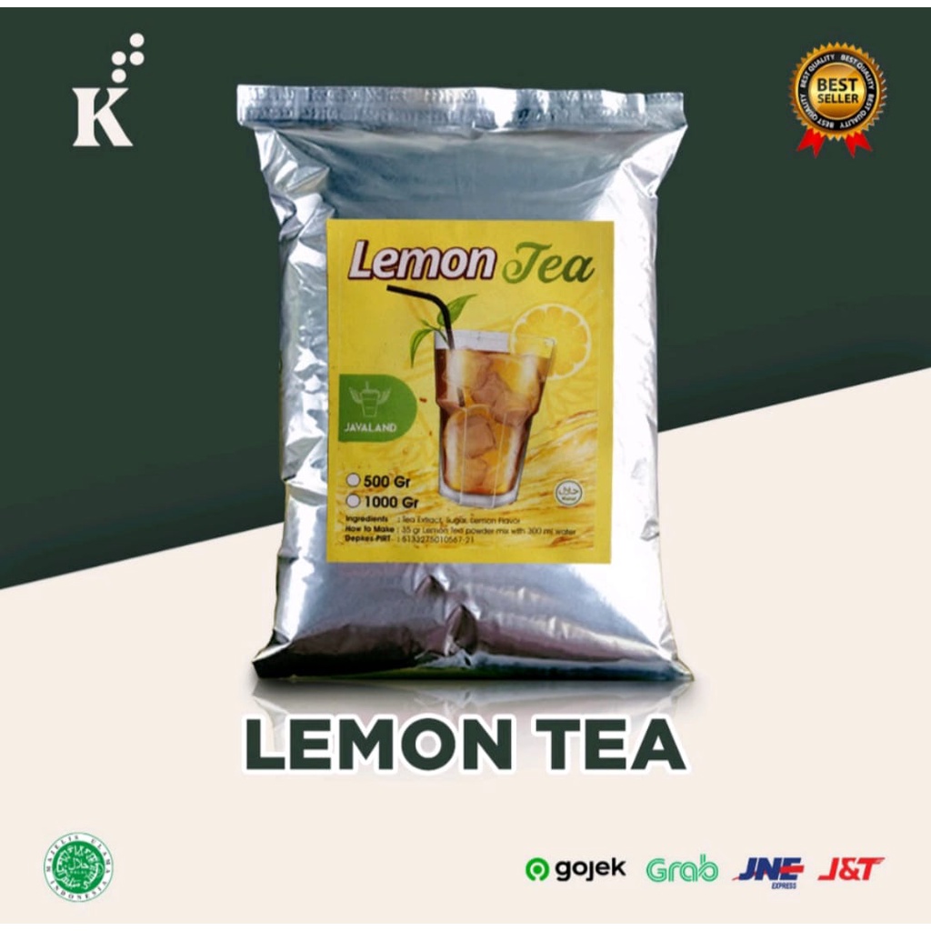 

Bubuk Minuman Bubble Lemon Tea Javaland 1 kg