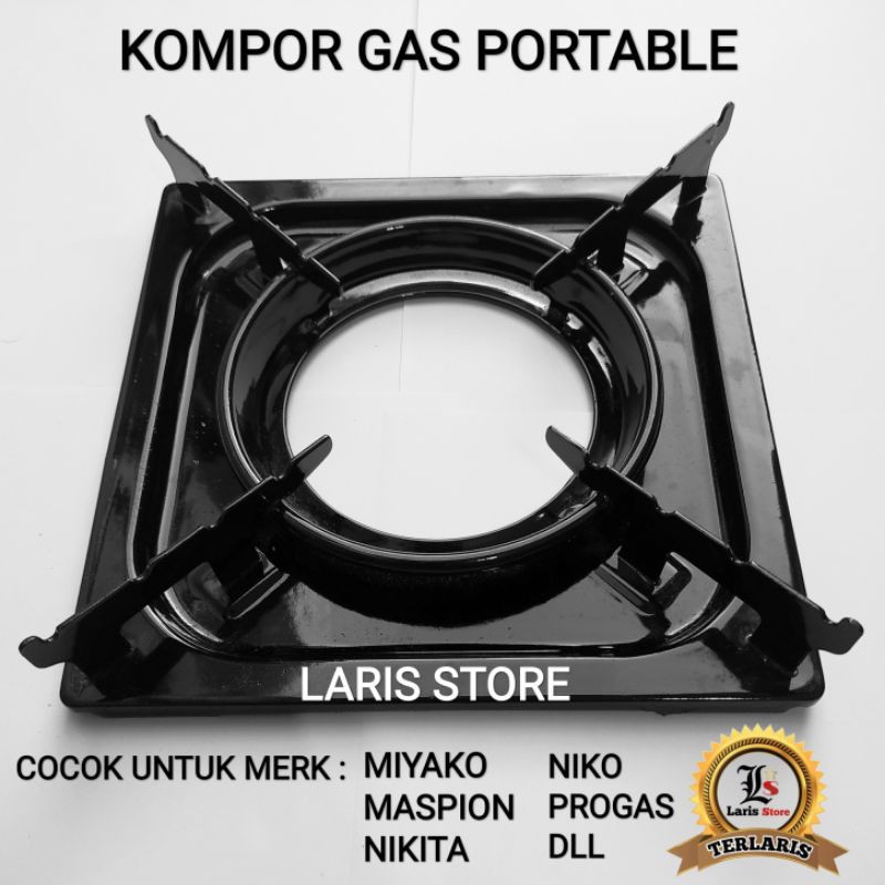 Kompor Gas Portable Kaki 4 Niko Progas Nikita Universal Portabel