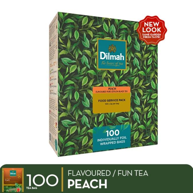 

[COD] Dilmah Foil Envelope Peach 100s - Teh Celup [COD]