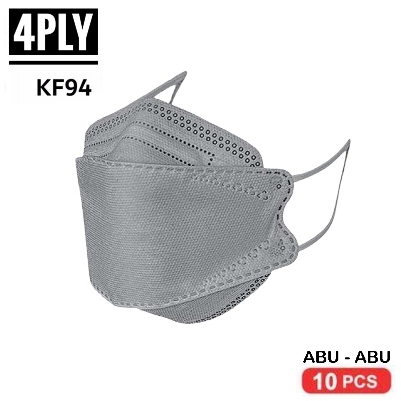 Masker Model Korea kf94 4ply 1 pack isi 10 pcs Earloop Convex masker KF 95Face Mask / 10 pcs