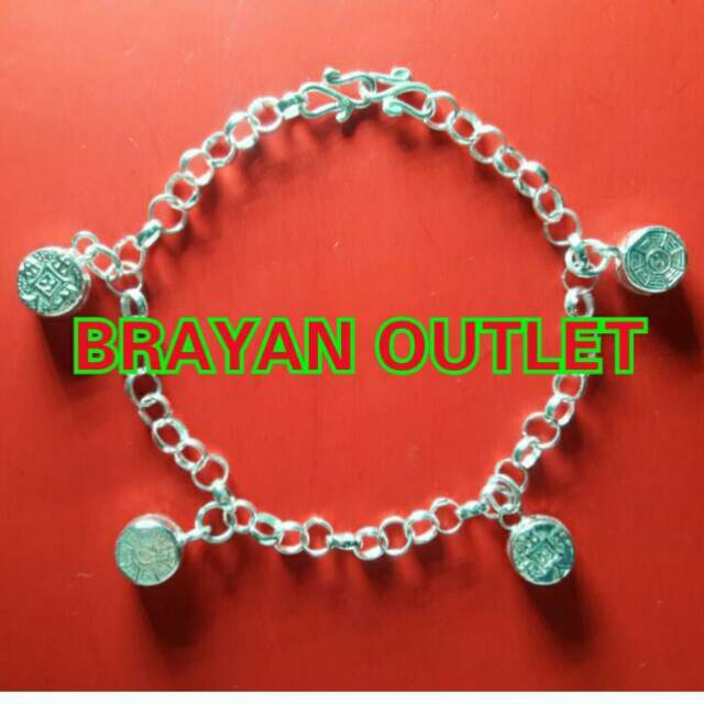 Gelang Perak Kaki Anak Bayi model Gendrang Pakkua Free Ongkir Shopee BRAYAN OUTLET