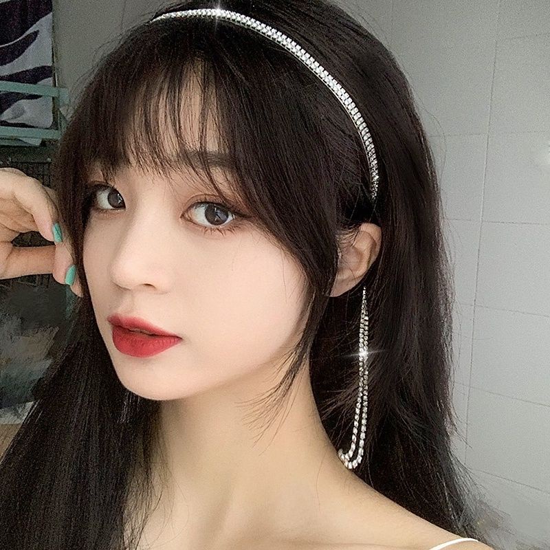 FerenHongXia Versi Korea Dari Fashion Baru All-match Jepit Rambut Anting Palsu Rumbai l bindo l bindow l bando