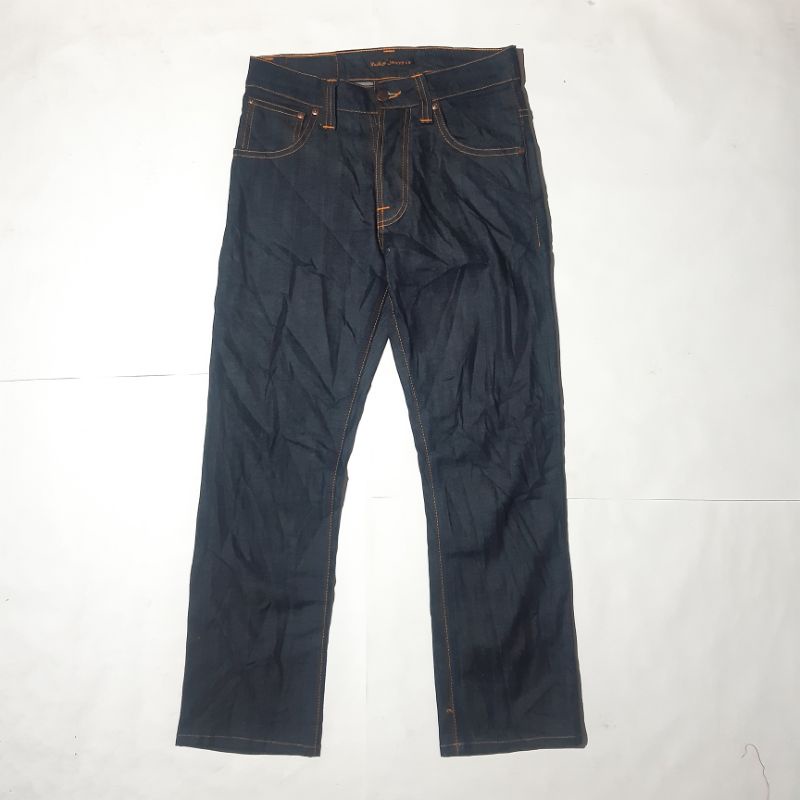 Nudie Jeans Average Joe Celana Jeans / Longpants / Pria/Wanita