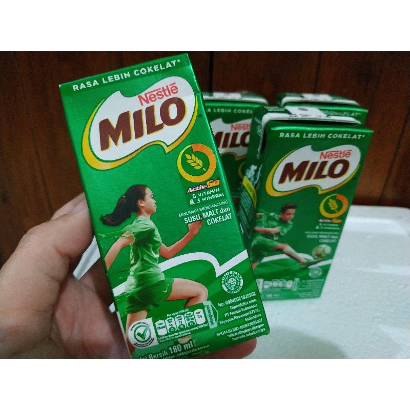 

Susu Nestle Milo UHT 180ml (order minim 4)