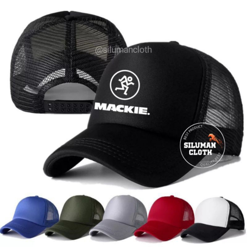 Topi Mackie Sound System Trucker/Jaring