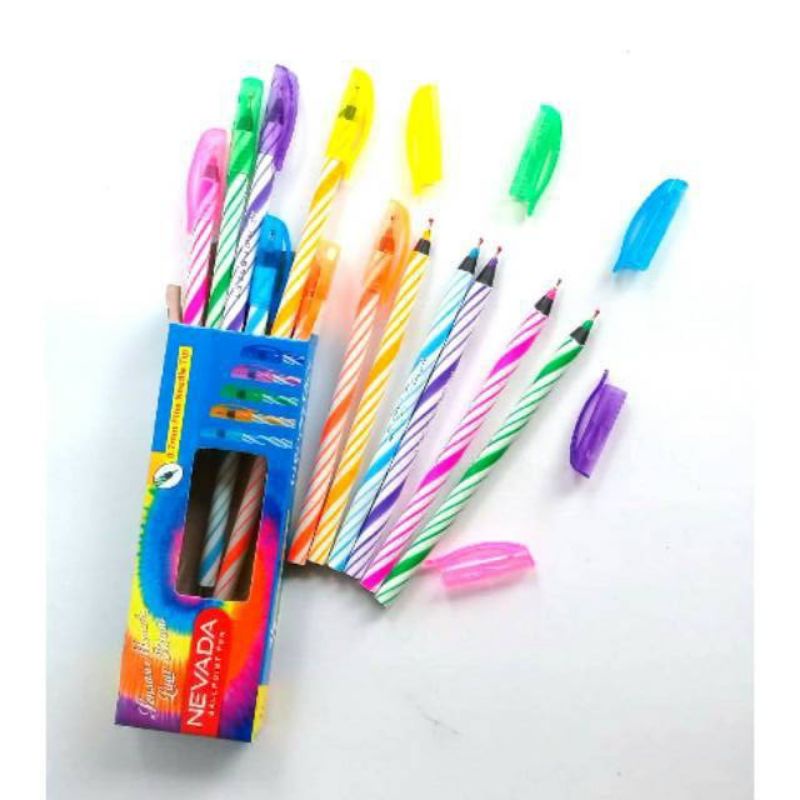 

Pulpen Lilin Ulir Nevada Termurah / Bolpoint Pen tinta hitam murah