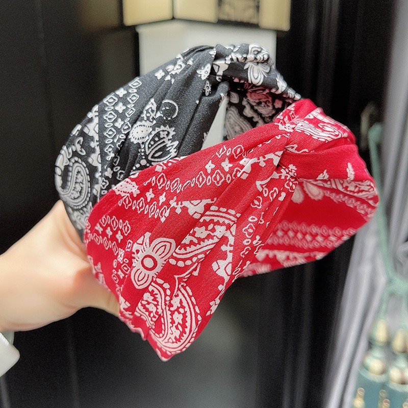 Bando-47 Bendo FASHION/Premium Bandana Simpul Twist Elastis Ala Korea Untuk Wanita Bando