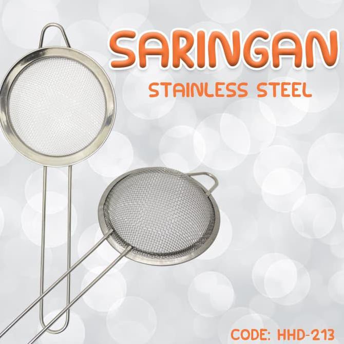 Jual Saringan Teh Minyak Tepung Jus Stainless Steel (hhd-213) Murah