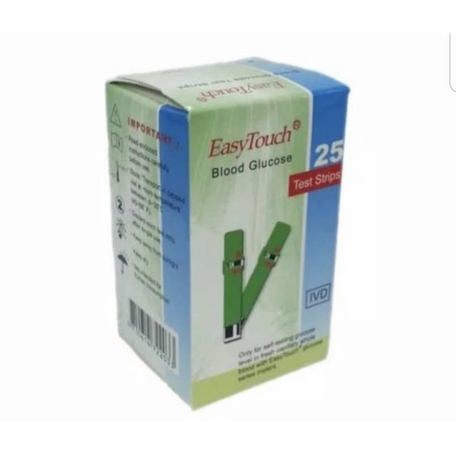 Easy touch strip tes gula darah (isi 25)
