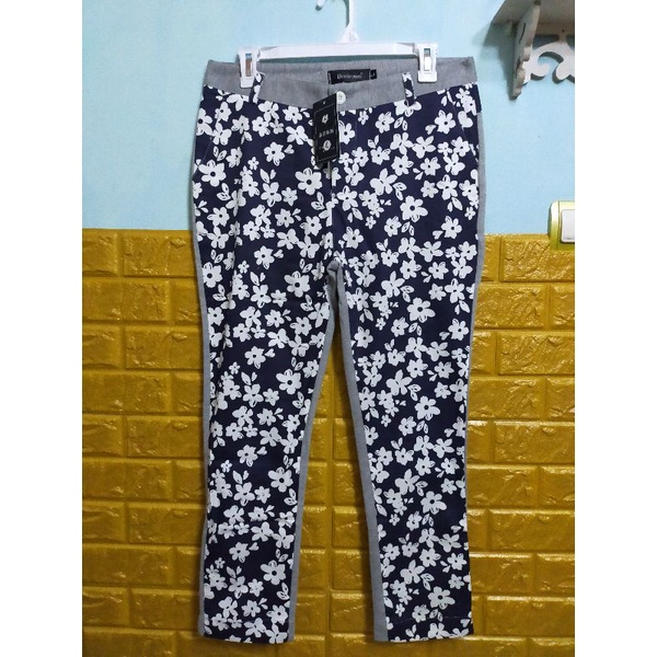 CELANA PANJANG BUNGA IMPORT RIJEK