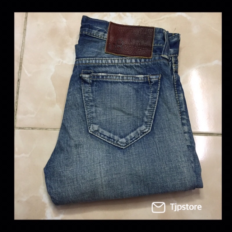 Celana Jeans denim Second bekas Branded Pl BIG John Selvedge Size 27