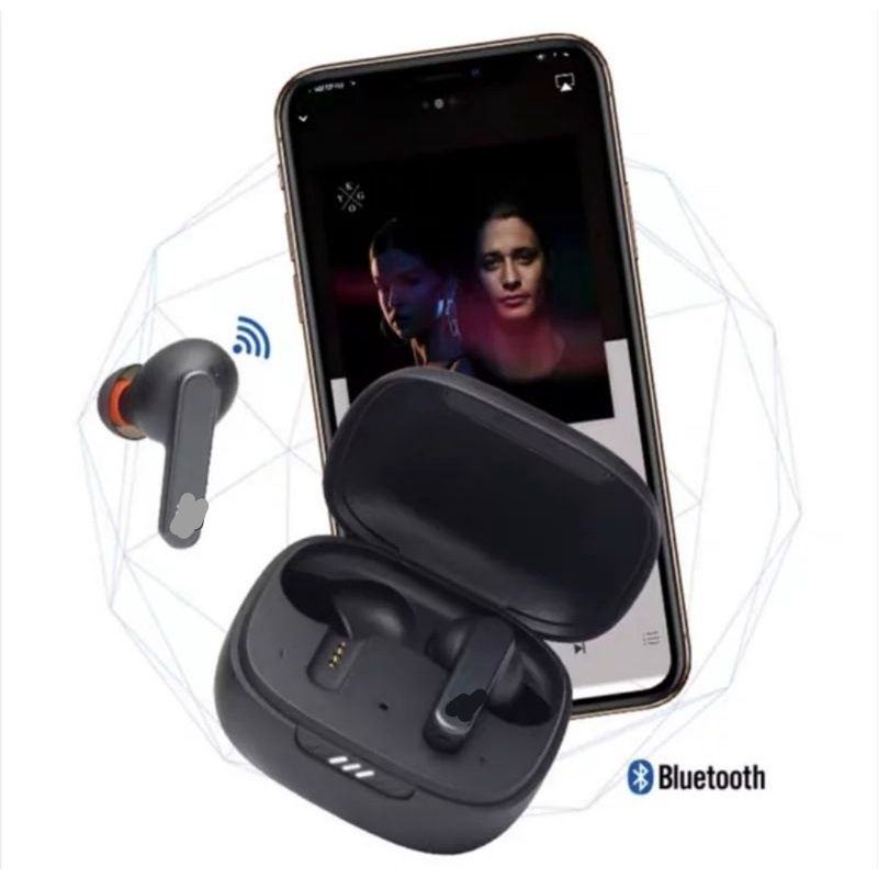 Headset Bluetooth Live Pro Plus True Wireless Charging Case