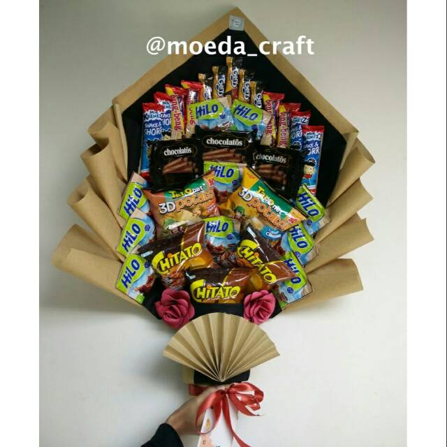 

Buket Snack Besar Hadiah Wisuda Sidang Ultah