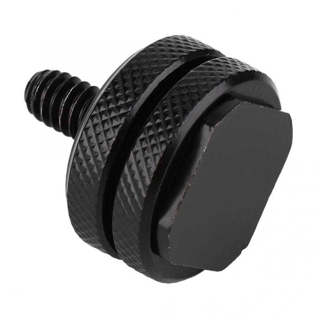 Tripod Screw Slot Hot Shoe Double Layer Kamera DSLR Aksesoris