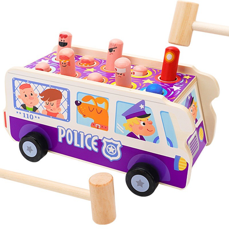 Mainan Edukasi Anak Motif Car | Wooden Toys