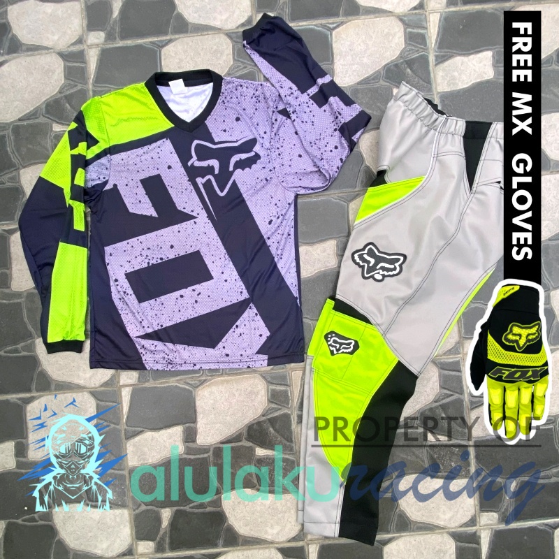 Jersey &amp; Celana MX Trail Motocross - Paket Bundling FOCT0314-F44