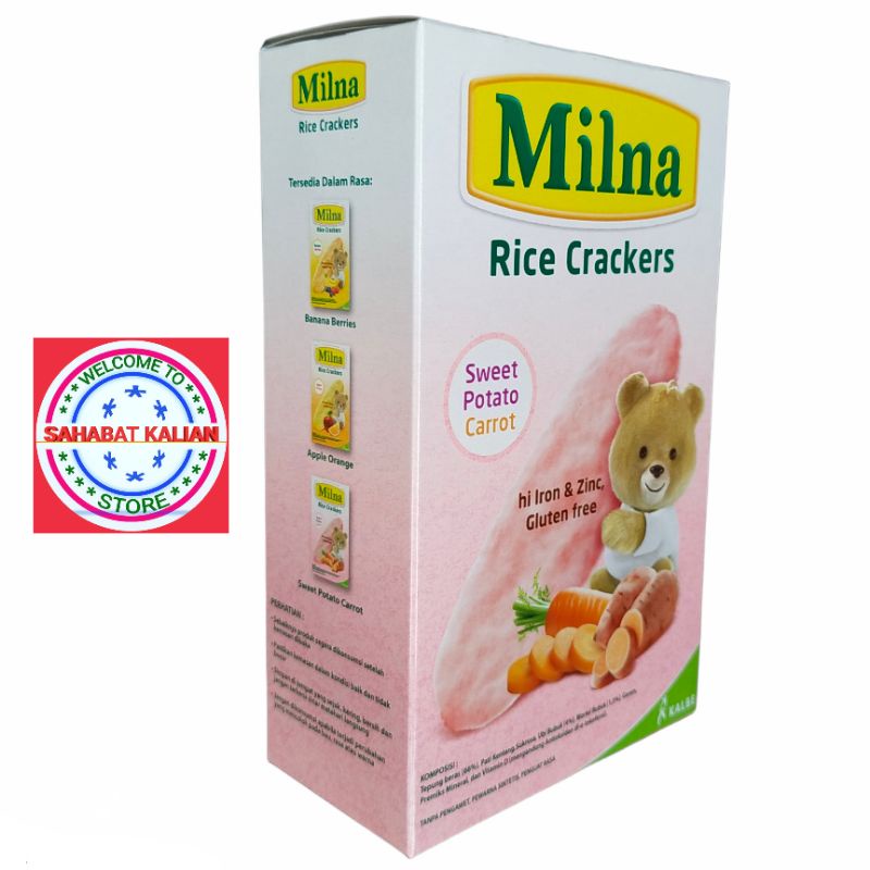 MILNA RICE CRACKERS 20 GRAM