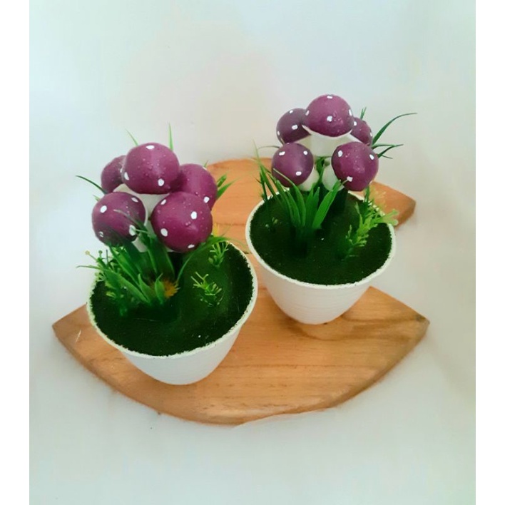 rangkaian jamur artificial bunga artificial bunga hias bunga palsu-3