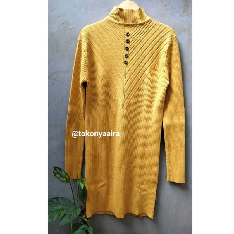 Tunik Panjang Rajut Import | Tunik muslimah