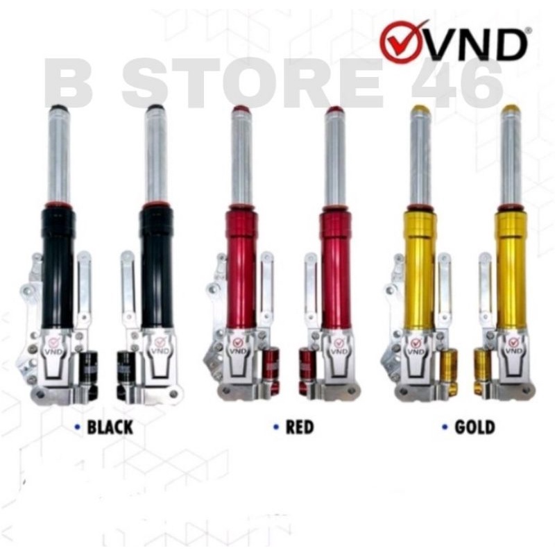 suspensi shock depan vnd nmax aerox usd upside down vnd nmax aerox