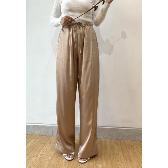 JOSHIN Celana Kulot Silk Premium || Cullote Pants Satin