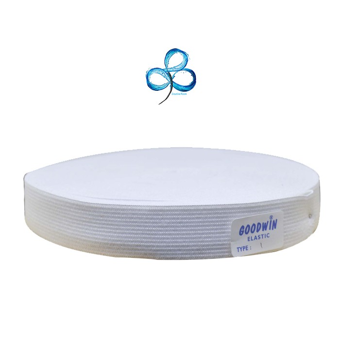 

Tali Karet Elastis Goodwin Ukuran 3.0 Cm Warna Putih GW EL 30 PTH