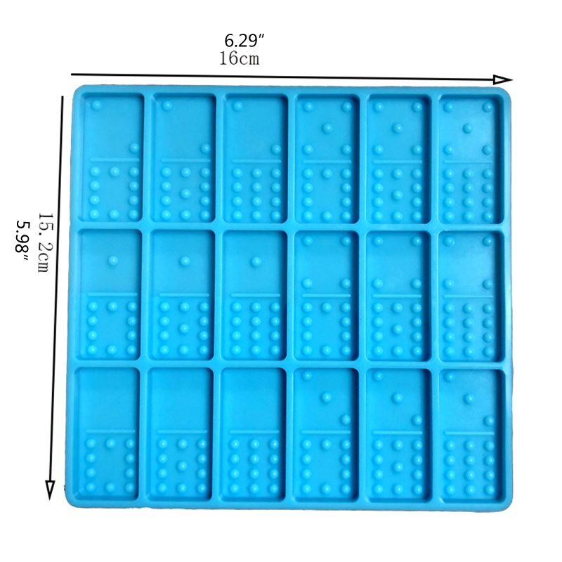 SIY  5Pcs/Set Crystal Epoxy Resin Game Mold Dominoes Casting Silicone Mould DIY Crafts Jewelry Making Tools