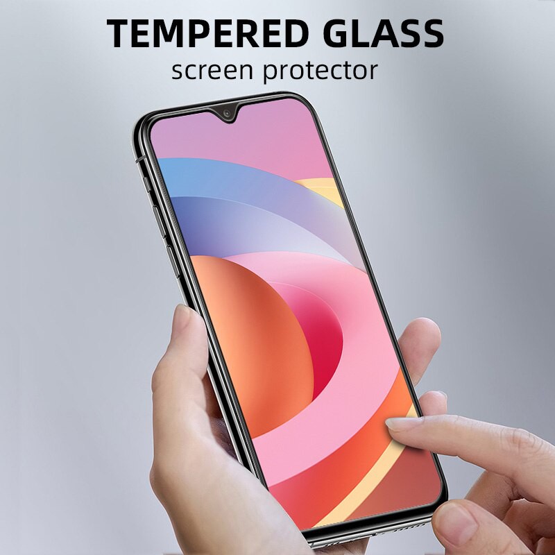 PROMO Tempered Glass VIVO Y91, Y91C, Y93, Y95 NEW TG Layar FULL COVER Black Premium Anti Gores Kaca