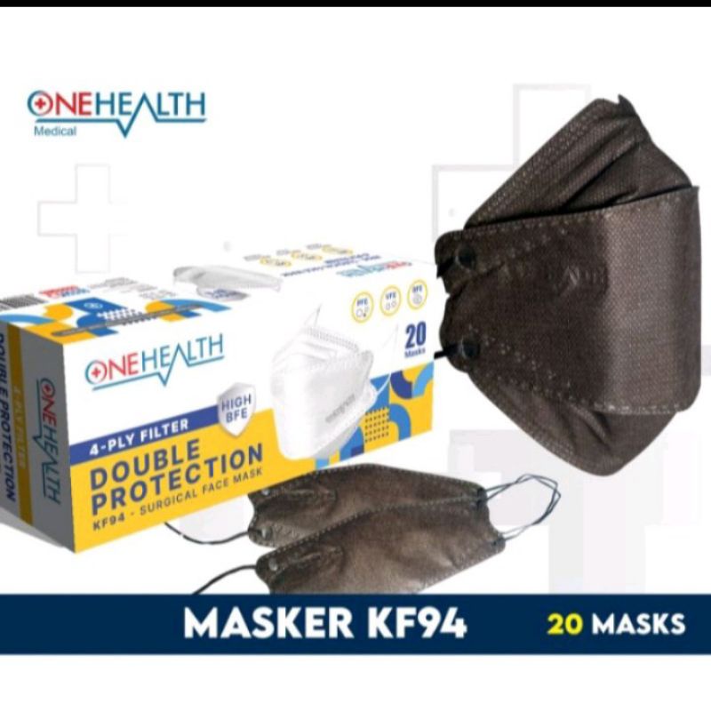 ONEHEALTH KF 94 - SURGICAL FACE MASK - 4 PLY FILTER