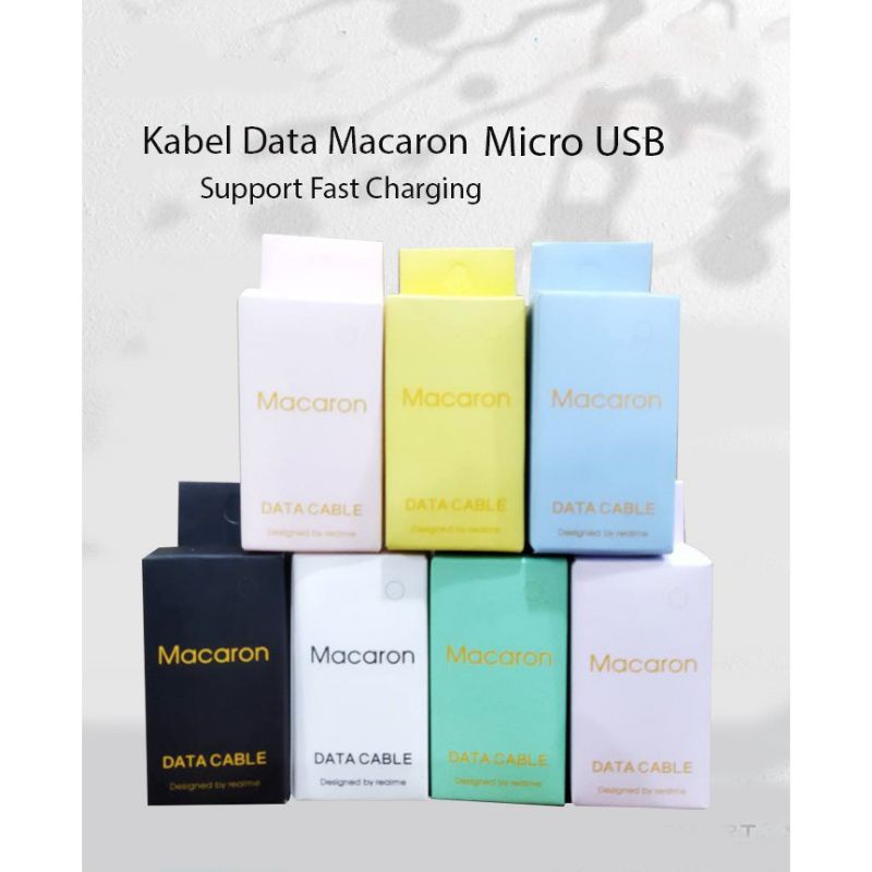 KABEL DATA MACARON V8 / DATA CABLE MICRO USB, •BEPINK OFFICIAL•