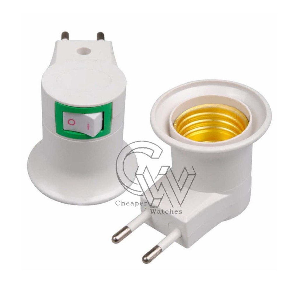 Cheaper-Fitting Colok Lampu Fitting Lampu Tidur Fitting E27 Saklar Switch On Off Termurah