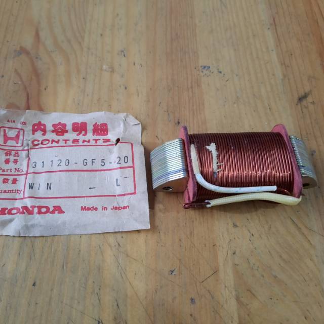 Spul Spull Spol Lighting Coil Lampu Honda Win 6 volt