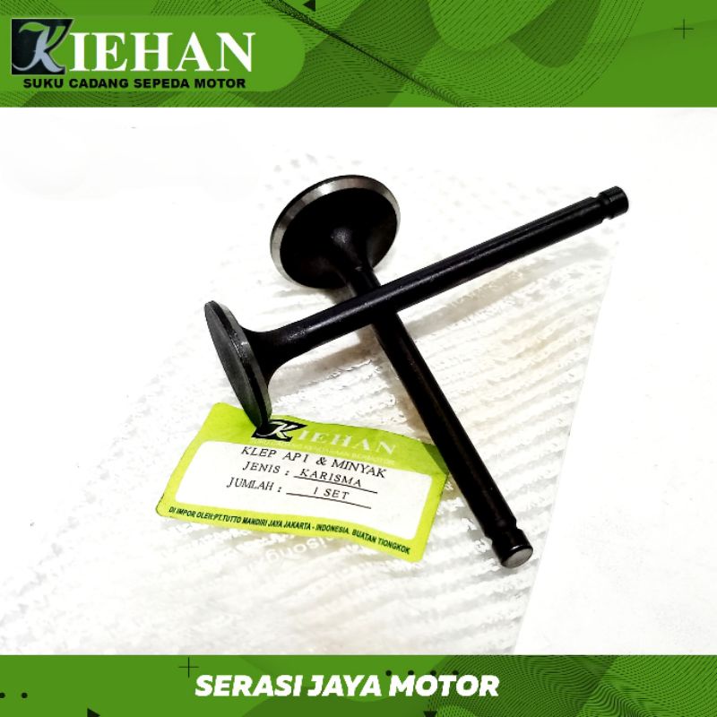 KLEP KIEHAN KARISMA/SUPRA X125 / PAYUNG KLEP SET KARISMA / SUPRA X 125