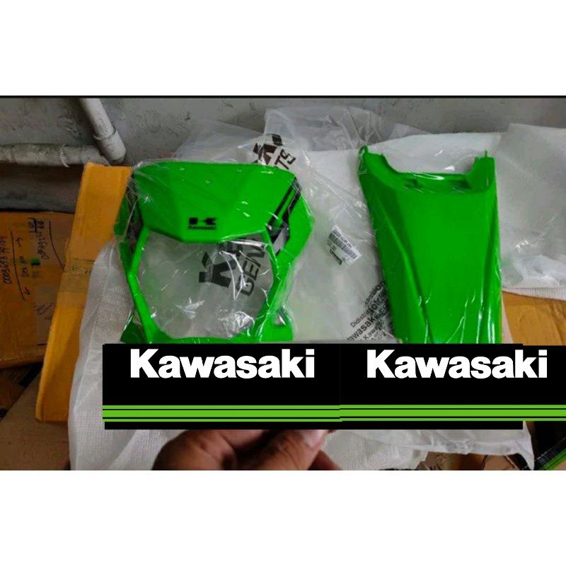 batok dan buntut spakbor klx d tracker 150 hijau original 100 persen ori