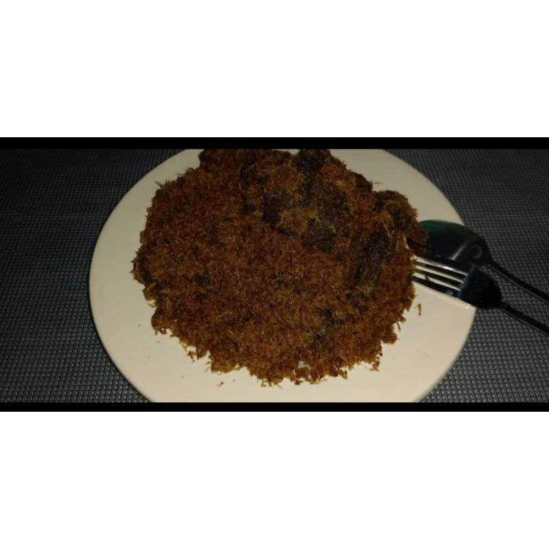 

Srundeng daging sapi
