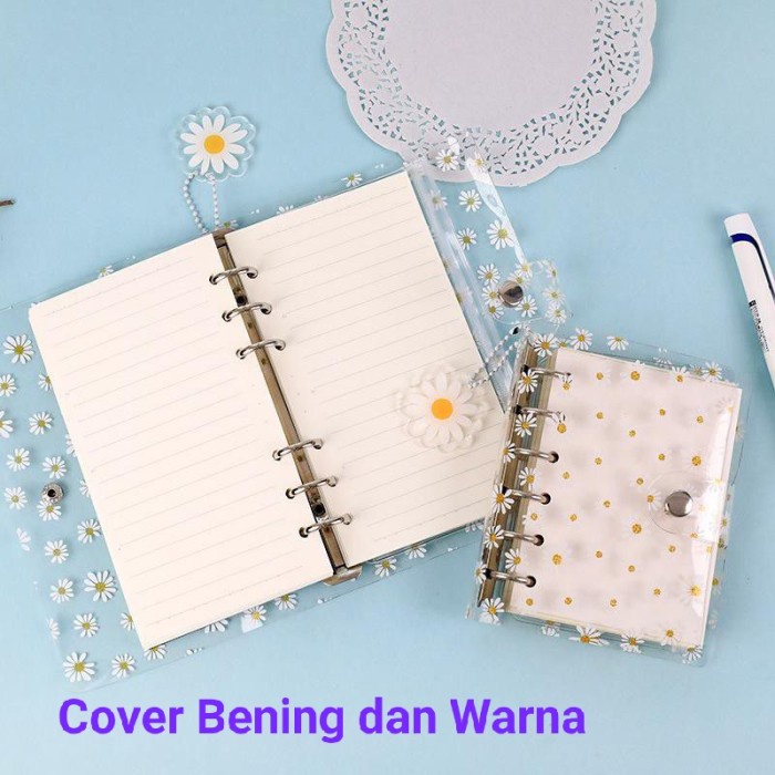 

CODE498 Binder A6 - 6 Ring Motif Daisy