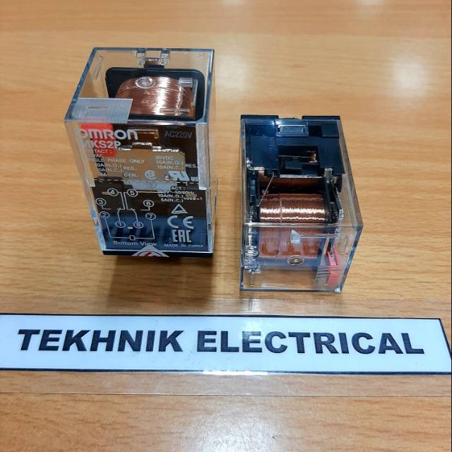 Relay MKS2P 12v 12 Volt DC VDC Original Omron 8 Pin