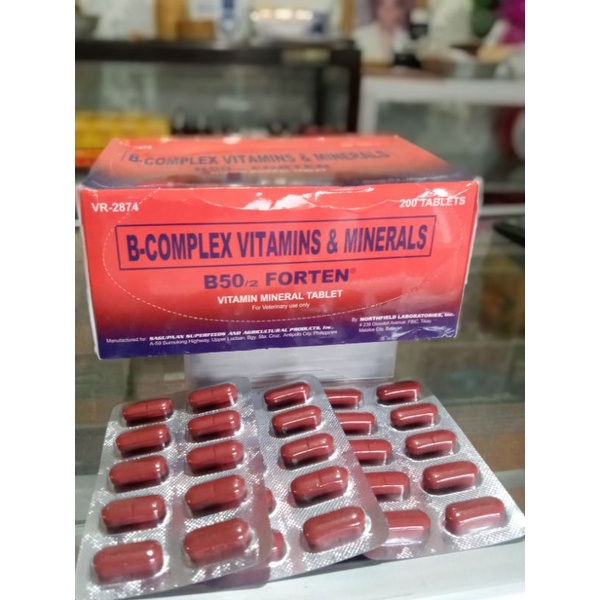 B50 Forten(Vitamin ayam Anti stress)